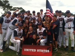 Team USA and kids, at ISF World Championship, Auckland, New Zealand.  (Photo courtesy of Adam La Londe, click to enlarge)