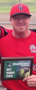 Tim Hunt, shown in 2011 after winning the Most Valuable Player award for the Bakersfield Tournament.