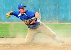 Chad Bozak, shortstop for the Kelowna Rangers (photo by and courtesy of Chris Leoppky)