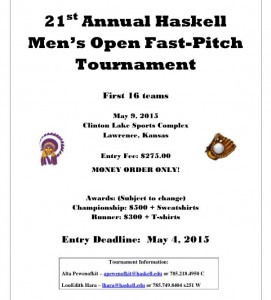 21st Annual Haskell Tournament (click to enlarge)