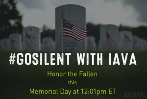 Click here to visit the IAVA webpage with more information on #gosilent 