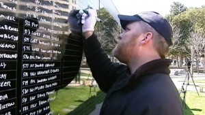 Navy Vet Ron White Honors the Lives of the Fallen (click to view)